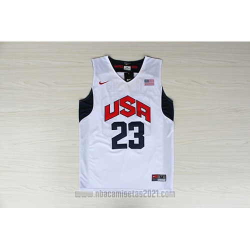 Camiseta USA 2012 Kyrie Irving #23 Blanco
